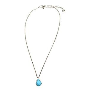 Kendra Scott Gold and Turquoise Kiri Necklace